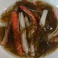 Mike929's cooksnap of when they made カニかまともずく酢の和え物.