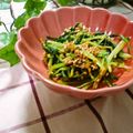 悠おかしゃん's cooksnap of when they made 水菜のごま辛子醤油和え.