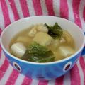 るらちゃん's cooksnap of when they made 母の味*白菜と豆腐のみそ汁.