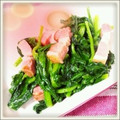 クックエリー's cooksnap of when they made とろ～り半熟卵 ＊ ほうれん草ソテー.
