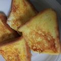shontako's cooksnap of when they made 我が家のフレンチトースト.