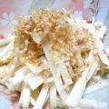 halaoyagi's cooksnap of when they made さっぱり梅の大根サラダ.