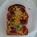 ひとみっくま２３'s cooksnap of when they made 即席！！ピザソースでピザ＆トースト.