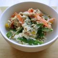 月見なっとう's cooksnap of when they made アスパラと人参の白和え.