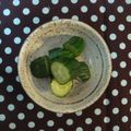 narimimama's cooksnap of when they made きゅうりのお漬け物.
