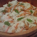 時花菜's cooksnap of when they made 田舎風たけのこ　ちらし寿司.