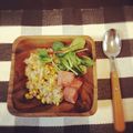 ♥bambi♥'s cooksnap of when they made コーンだけの焼き飯★にんにく醤油風味.