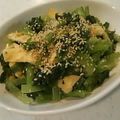 TCgoodmom's cooksnap of when they made 小松菜＆油揚げのｶﾗｼｺﾞﾏﾏﾖ和え♪.