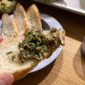 Amerixx's cooksnap of when they made サバ缶とフィノッキオのブルスケッタ.