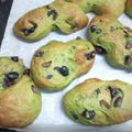 ちぃ89's cooksnap of when they made ぐるぐる黒豆抹茶ぱん.