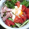 yuuchanmam's cooksnap of when they made トマトぶっかけそば.