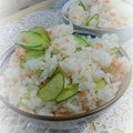 史夜☆aya☆'s cooksnap of when they made 鮭ときゅうりの混ぜご飯.
