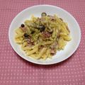 らつくん's cooksnap of when they made 簡単！しめじとチキンのクリームパスタ.