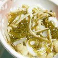 かごちゃー's cooksnap of when they made 子持ちめかぶとえのき茸とちくわの和えもの.