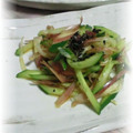 ＴＯＭＯＷＡＴ's cooksnap of when they made 茗荷とキュウリの和え物.