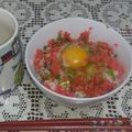 もじゃきゅ～'s cooksnap of when they made ○卵かけご飯。。with。。紅ショウガ○.