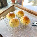 キンプリ's cooksnap of when they made 胡麻プチパン　チーズIN.