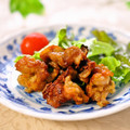 さとみわ's cooksnap of when they made 安い☆うまい♪豚こまのから揚げ.