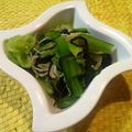 Ｔ，ＳＡＥＫＯ's cooksnap of when they made 小松菜のちりめん昆布和え.