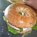 大魔女's cooksnap of when they made ランチに♪コストコベーグルで定番サンド♪.