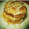 miiyanyan's cooksnap of when they made 混ぜるだけ！簡単ふわりイチゴのパンケーキ.