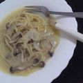 あきゅ・ワ・'s cooksnap of when they made 簡単！クリームパスタ.