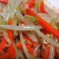 はにーふらっしゅ's cooksnap of when they made レンジで♪もやしの中華風ナムル.