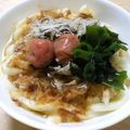 ゆりまる2011's cooksnap of when they made 簡単！すぐおいしい梅うどん！.