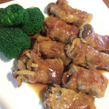 ルリナ's cooksnap of when they made グレードアップしたシメジと豚の串焼き.