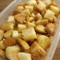 ｺﾔﾎﾞｯｸﾙ's cooksnap of when they made レンジで簡単☆揚げないクルトン.