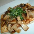 monemaruku's cooksnap of when they made ＊豆腐ステーキきのこソース＊.