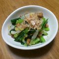 hellojou's cooksnap of when they made 塩麹入り　小松菜と白菜の納豆和え.