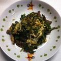 きゃなすけ's cooksnap of when they made さっぱり☆牛肉とほうれん草の卵炒め.