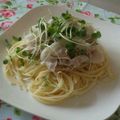 えみぱんまん's cooksnap of when they made 【簡単】青じそ豚しゃぶパスタ【節約】.