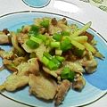 Y.O's cooksnap of when they made じゃがいもと豚肉の炒め物.
