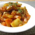 caramel-cookie's cooksnap of when they made ぱぱっと☆☆鶏肉と野菜のトマト煮込み.