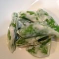 虎虎華's cooksnap of when they made スナップエンドウのマヨネーズ和え.