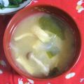 mmameco's cooksnap of when they made 玉ねぎとワカメの味噌汁♪.