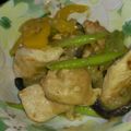yuzupachi's cooksnap of when they made 鶏肉とｱｽﾊﾟﾗの甘辛炒め.