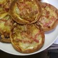 みぃ～こ's cooksnap of when they made 餃子の皮で♡オニオンチーズの♥簡単ピザ♡.