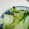 あっくすチャン's cooksnap of when they made 簡単★青梗菜のにんにく炒め.