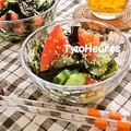 ＴＷＯＨＥＡＲＴＳ's cooksnap of when they made きゅうりとわかめの中華和え.