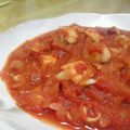 umekitty's cooksnap of when they made 鳥肉のトマト煮込み*ほうれん草のお花添え.