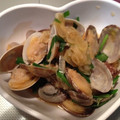 ちいゆうこ's cooksnap of when they made 菜の花とあさりの酒蒸しオイスター風☆.