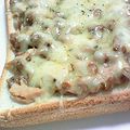 mihooooo's cooksnap of when they made 納豆☆ツナマヨチーズトースト.