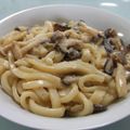 yukawaka's cooksnap of when they made ★たらこクリームうどん!?.