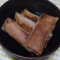 ♪Happyレシピ♪'s cooksnap of when they made 簡単☆ベーコンととろーりチーズの春巻き.