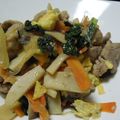 ジムパメラ's cooksnap of when they made 豚肉・ホウレン草・卵の塩麹×塩昆布炒め.