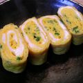 nekoland's cooksnap of when they made ゴマ油＋ネギたまご焼き.