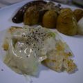 あち公's cooksnap of when they made タラのムニエル　カレークリームソース.